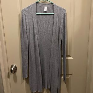 Gap Body Gray Open Front Cardigan